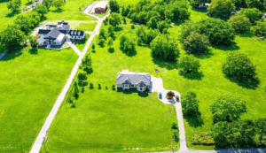 Imagem aérea de casa na Flórida - EUA